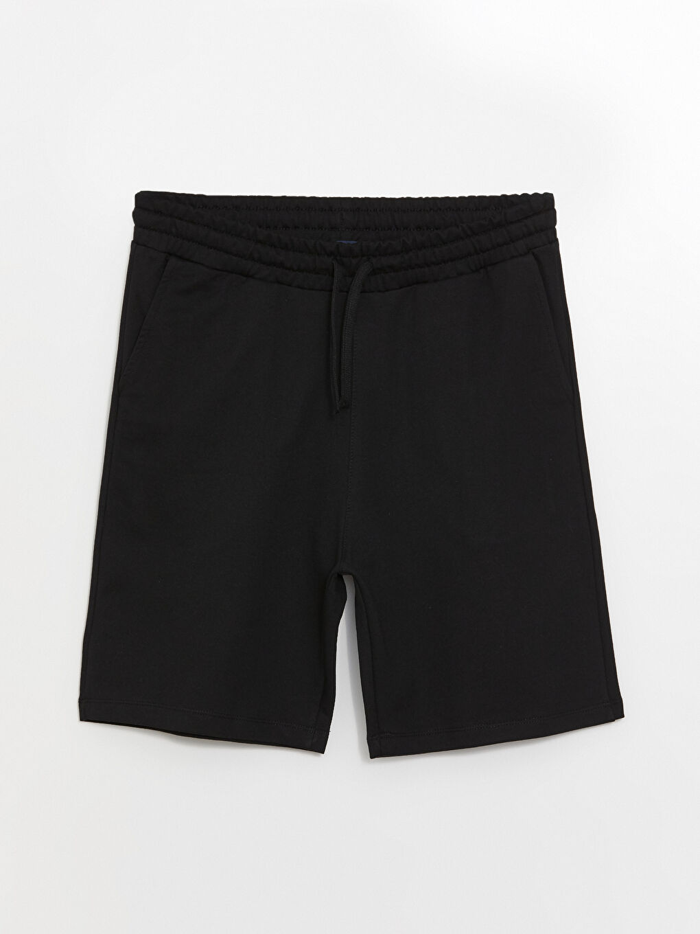 Siyah Standart Kalıp Erkek Şort-5