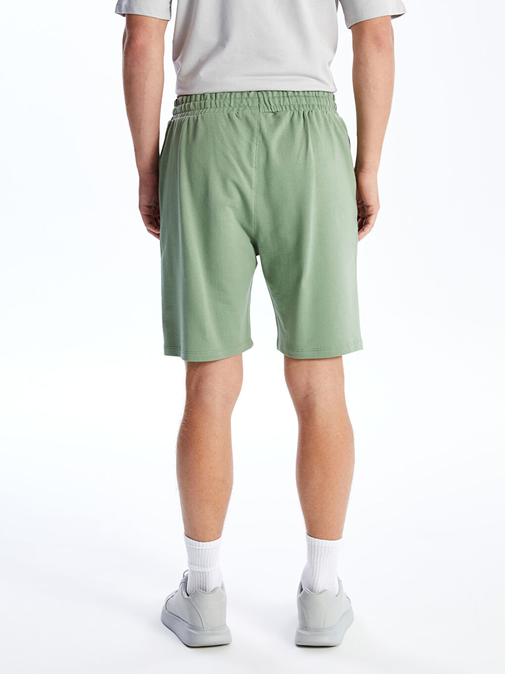 Yeşil Standart Kalıp Erkek Şort-4