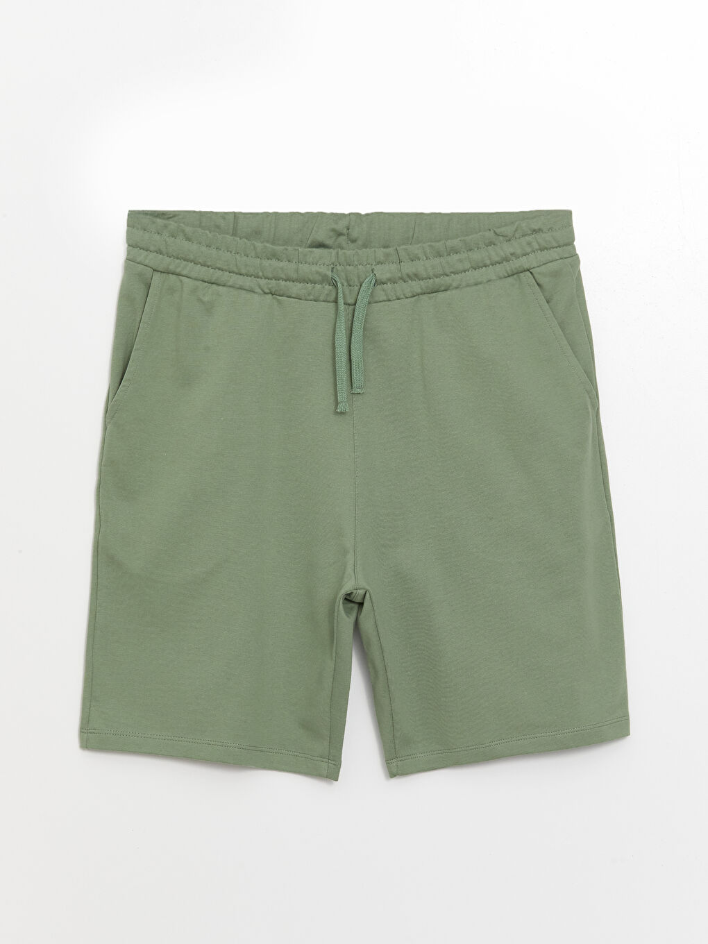 Yeşil Standart Kalıp Erkek Şort-5