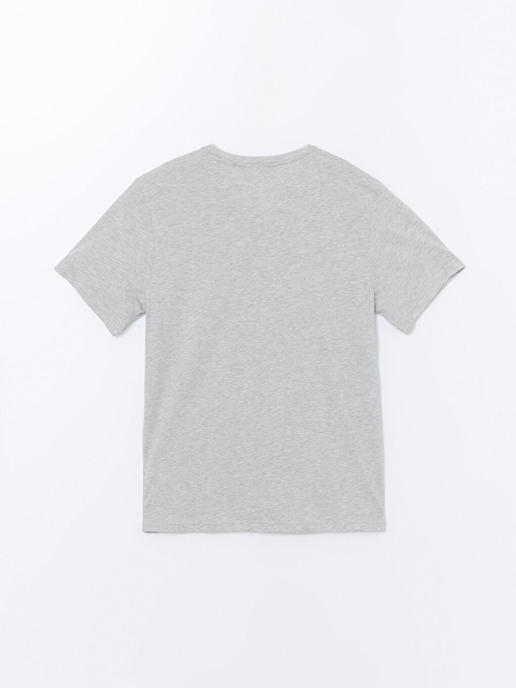 V Neck Short Sleeve Combed Cotton Men's T-shirt -S4MJ34Z8-LJX