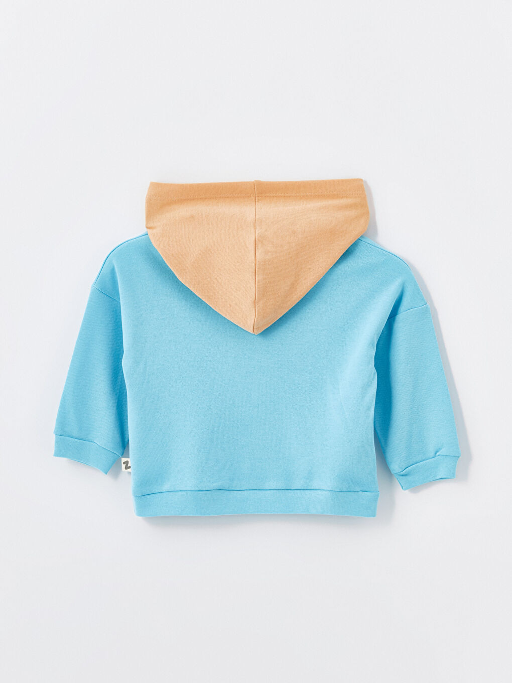 Turuncu Kapüşonlu Erkek Bebek Takım-3