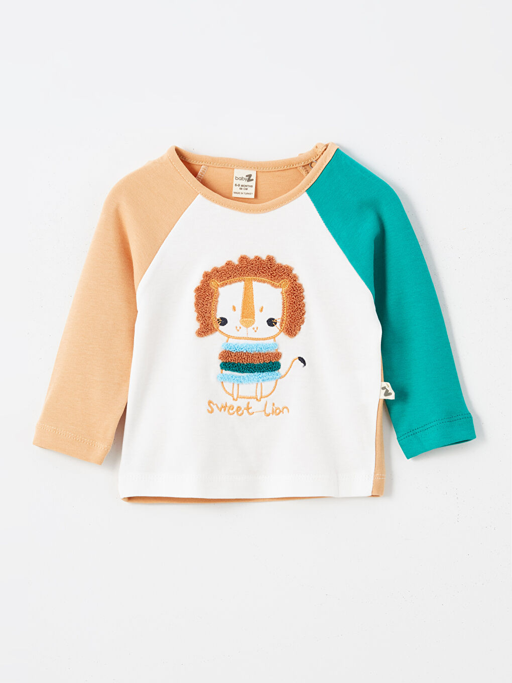 Turkuaz Bisiklet Yaka Erkek Bebek Takım-1