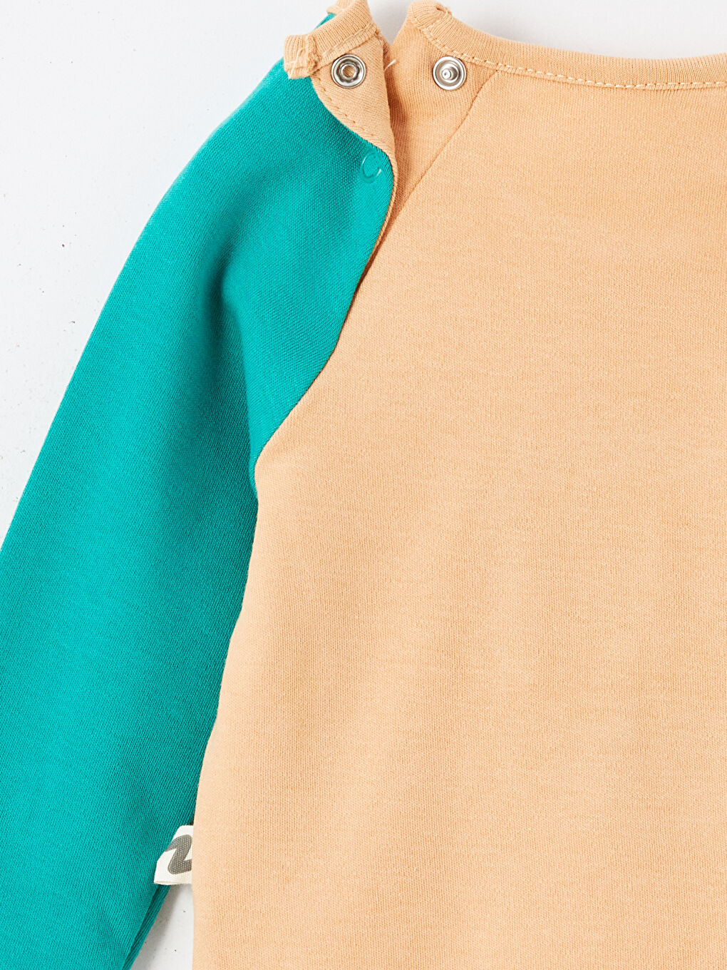 Turkuaz Bisiklet Yaka Erkek Bebek Takım-5