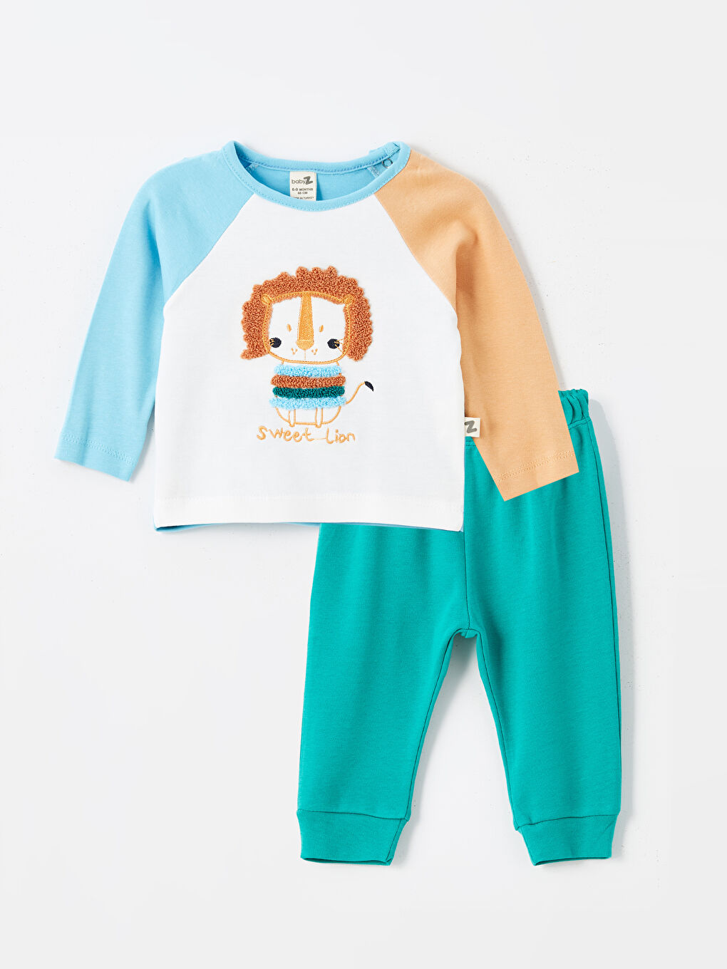 Yeşil Bisiklet Yaka Erkek Bebek Takım