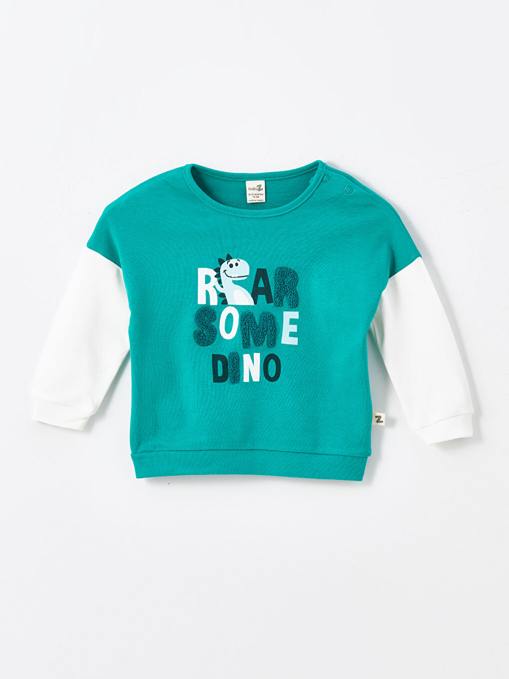 Yeşil Bisiklet Yaka Erkek Bebek Takım-1