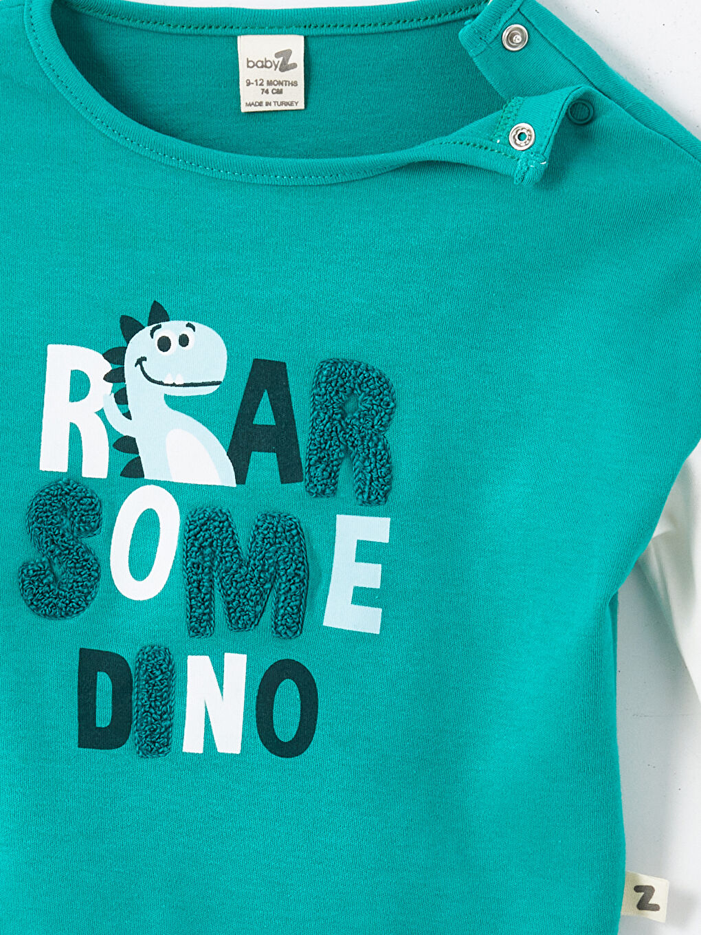 Yeşil Bisiklet Yaka Erkek Bebek Takım-5