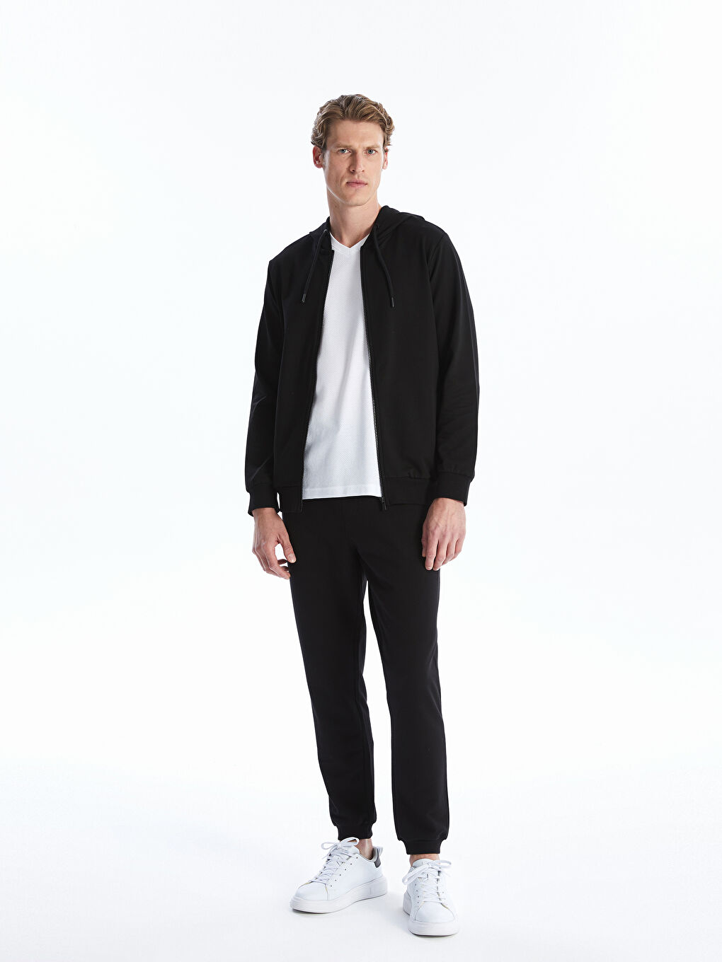 Siyah Slim Fit Erkek Jogger Eşofman Altı