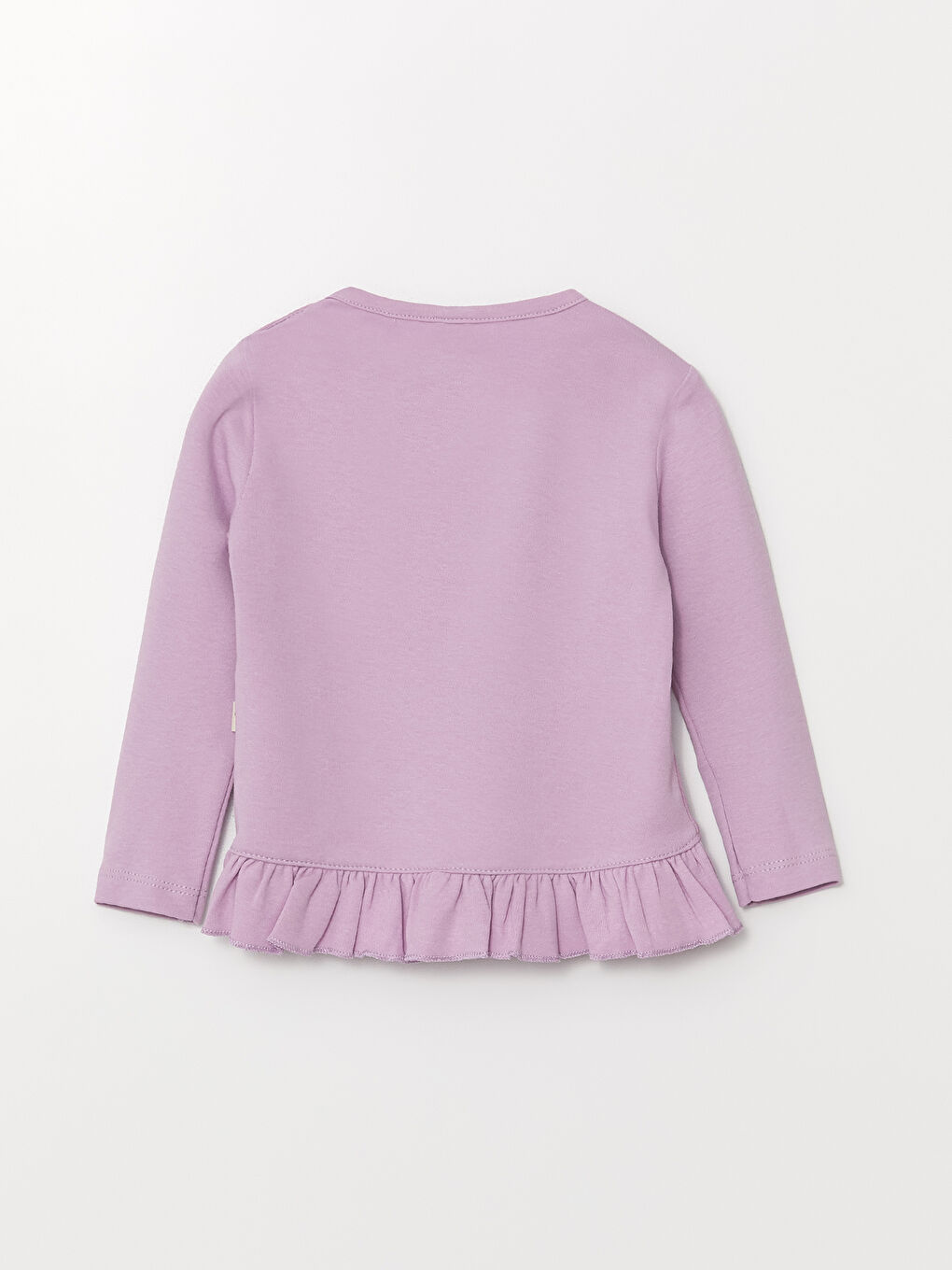 Lila Bisiklet Yaka Kız Bebek Takım-2