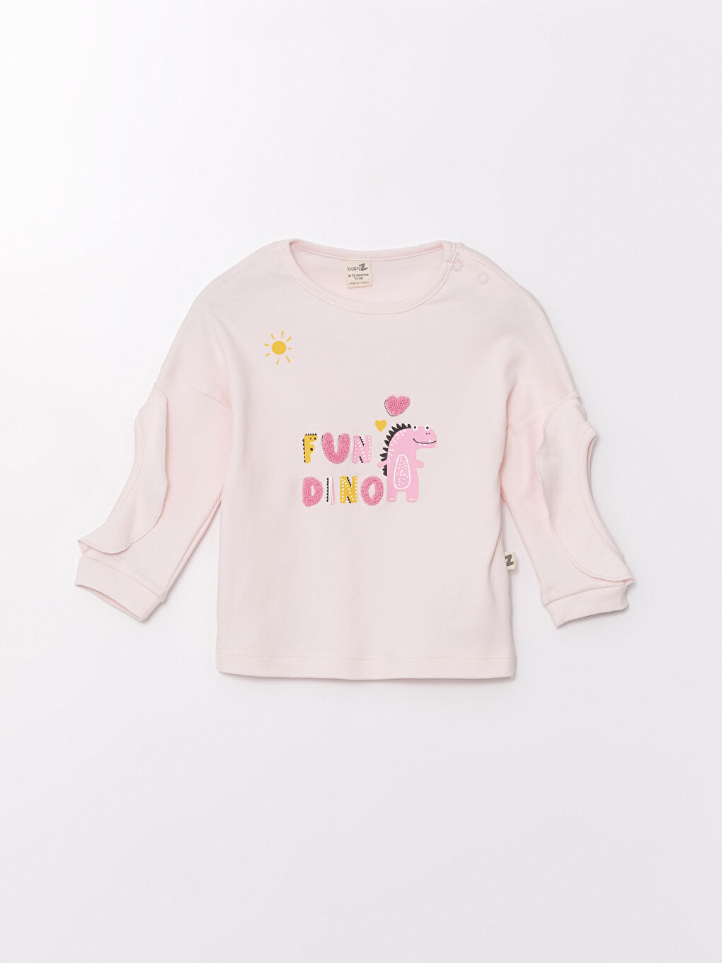 Pembe Bisiklet Yaka Kız Bebek Takım