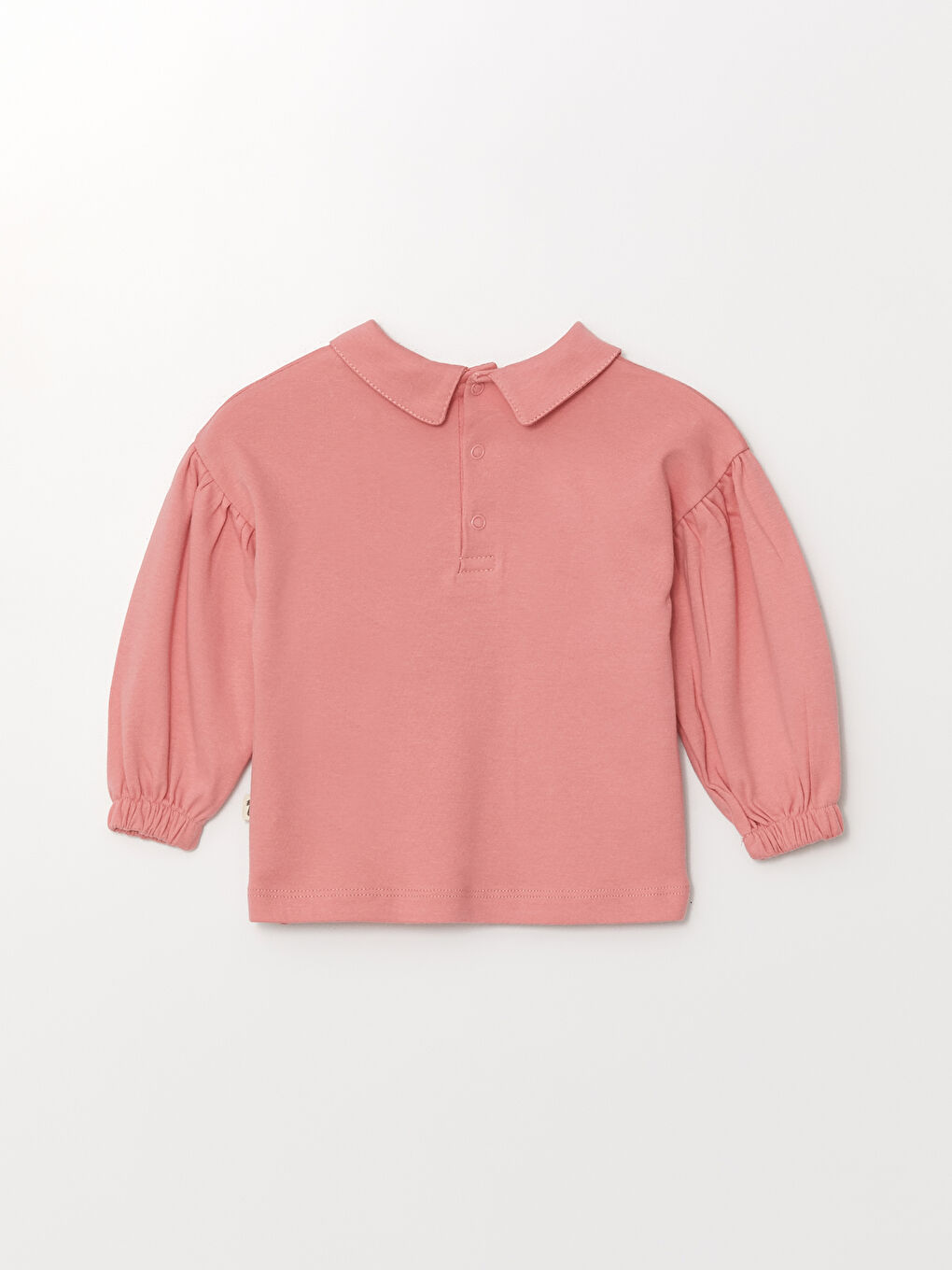 Pembe Bebe Yaka Kız Bebek Takım-2