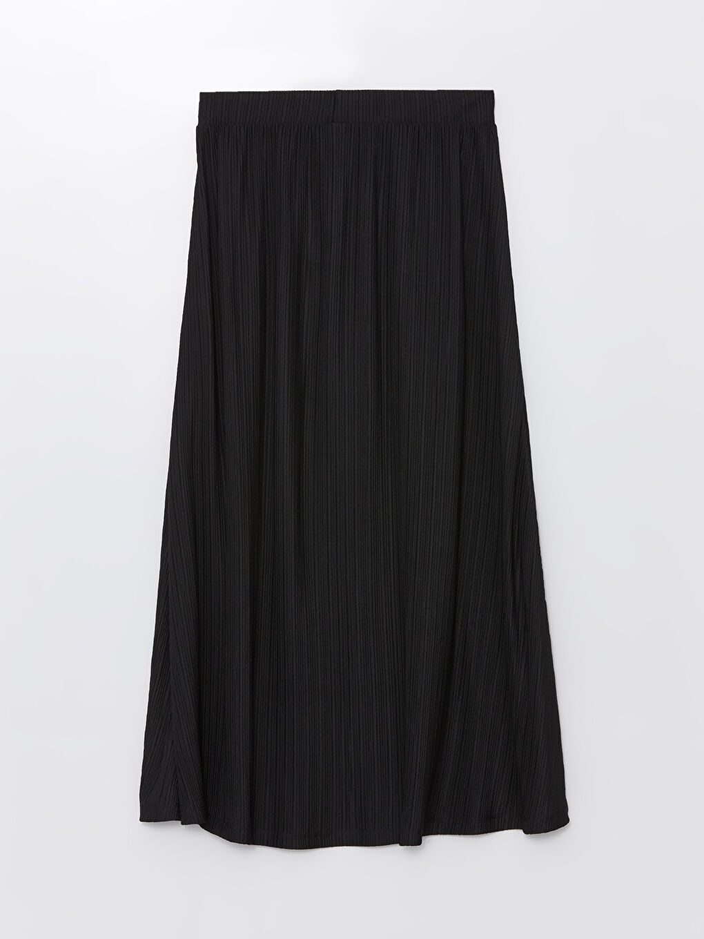 Women's Flared Straight Skirt With Elastic Waist -S4MK43Z8-CVL