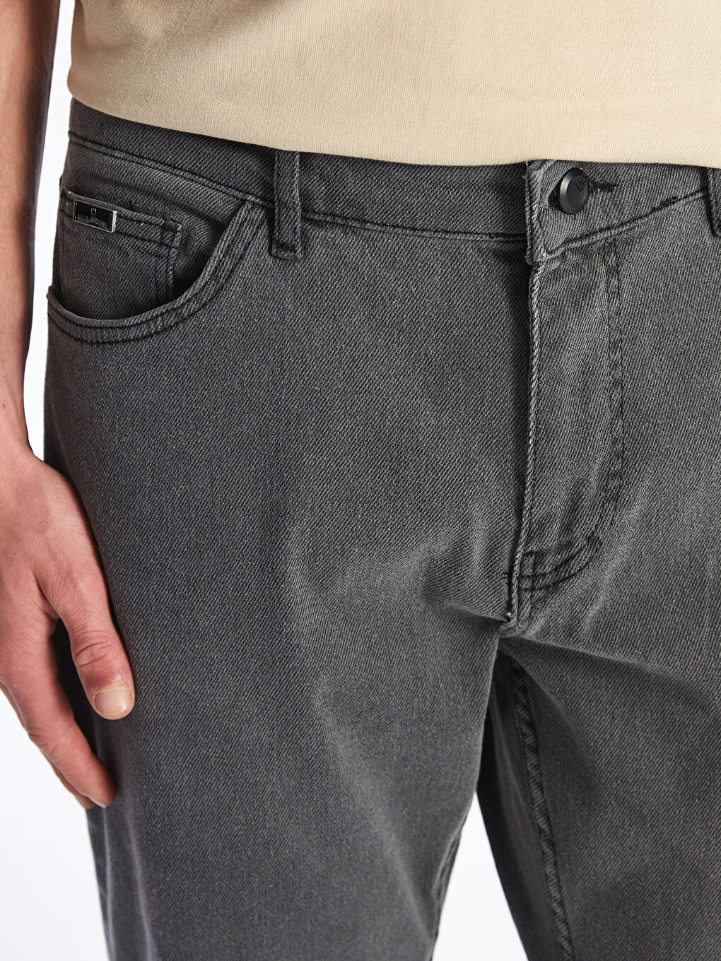 Gri 779 Regular Fit Erkek Jean Pantolon-1