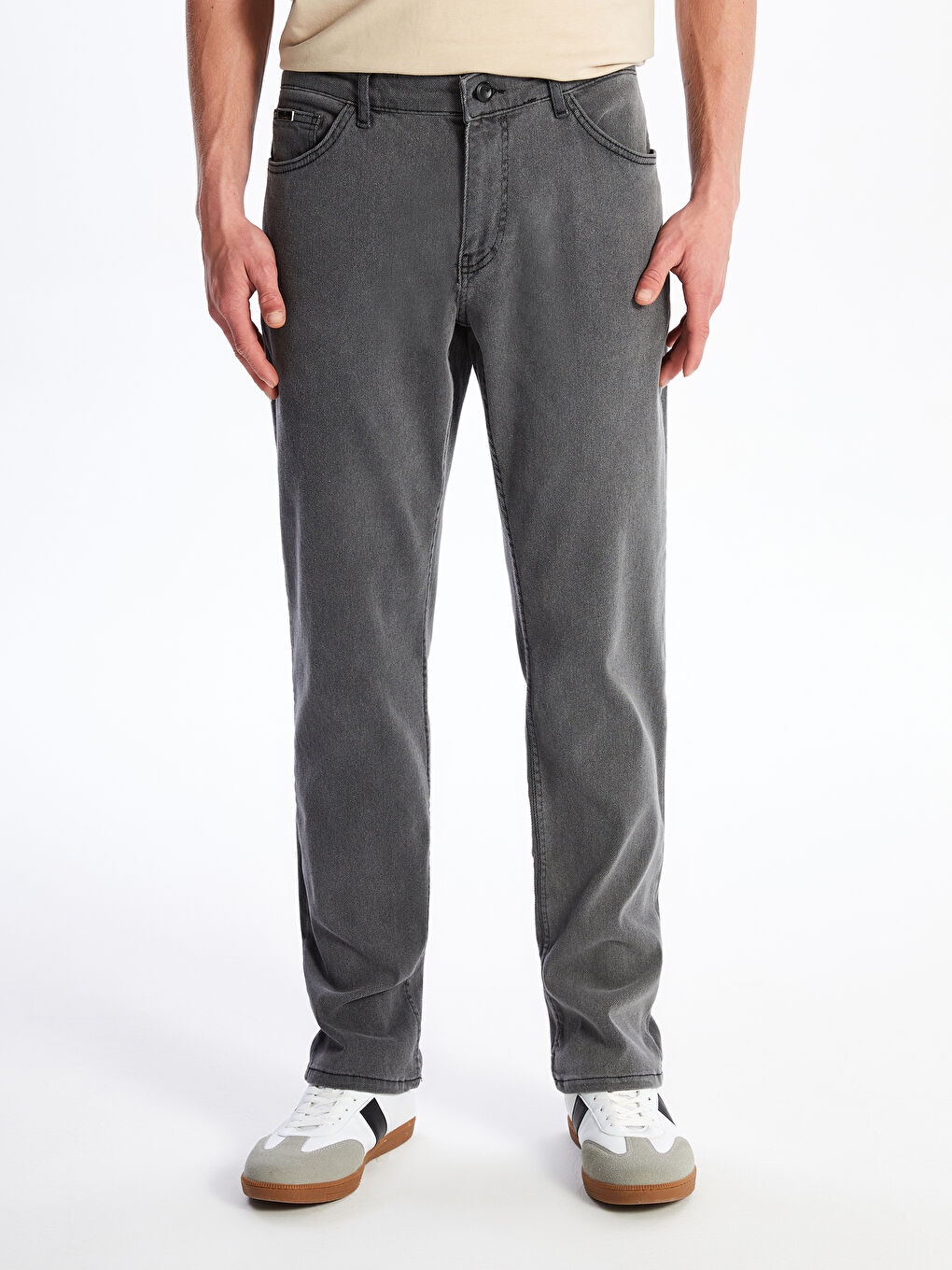 Gri 779 Regular Fit Erkek Jean Pantolon-2