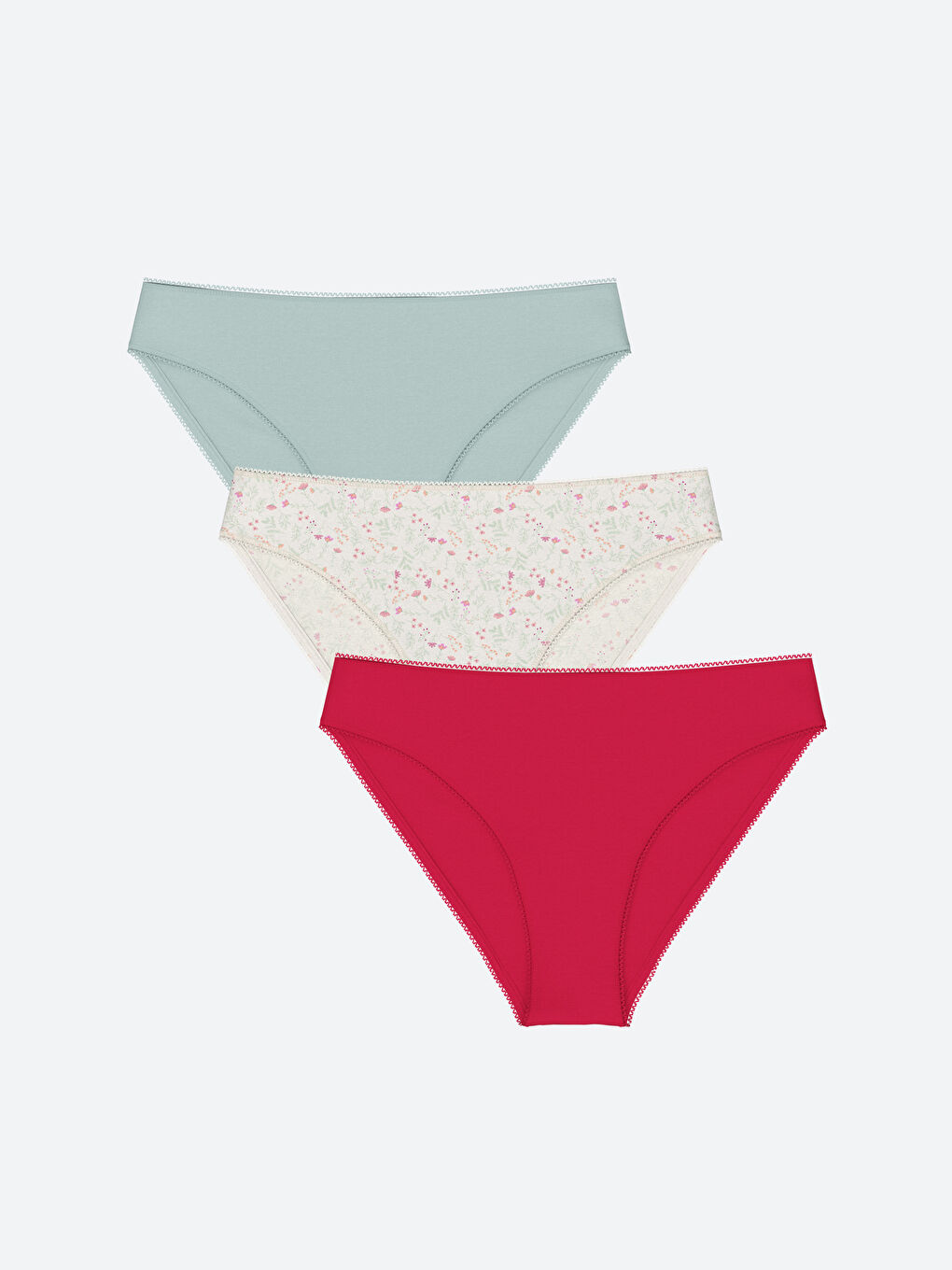 Patterned Bikini Briefs 3 Pack -S4ML09Z8-LRB