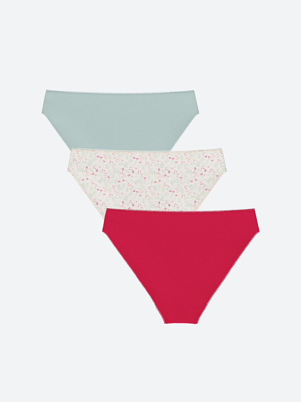 Patterned Bikini Briefs 3 Pack -S4ML09Z8-LRB