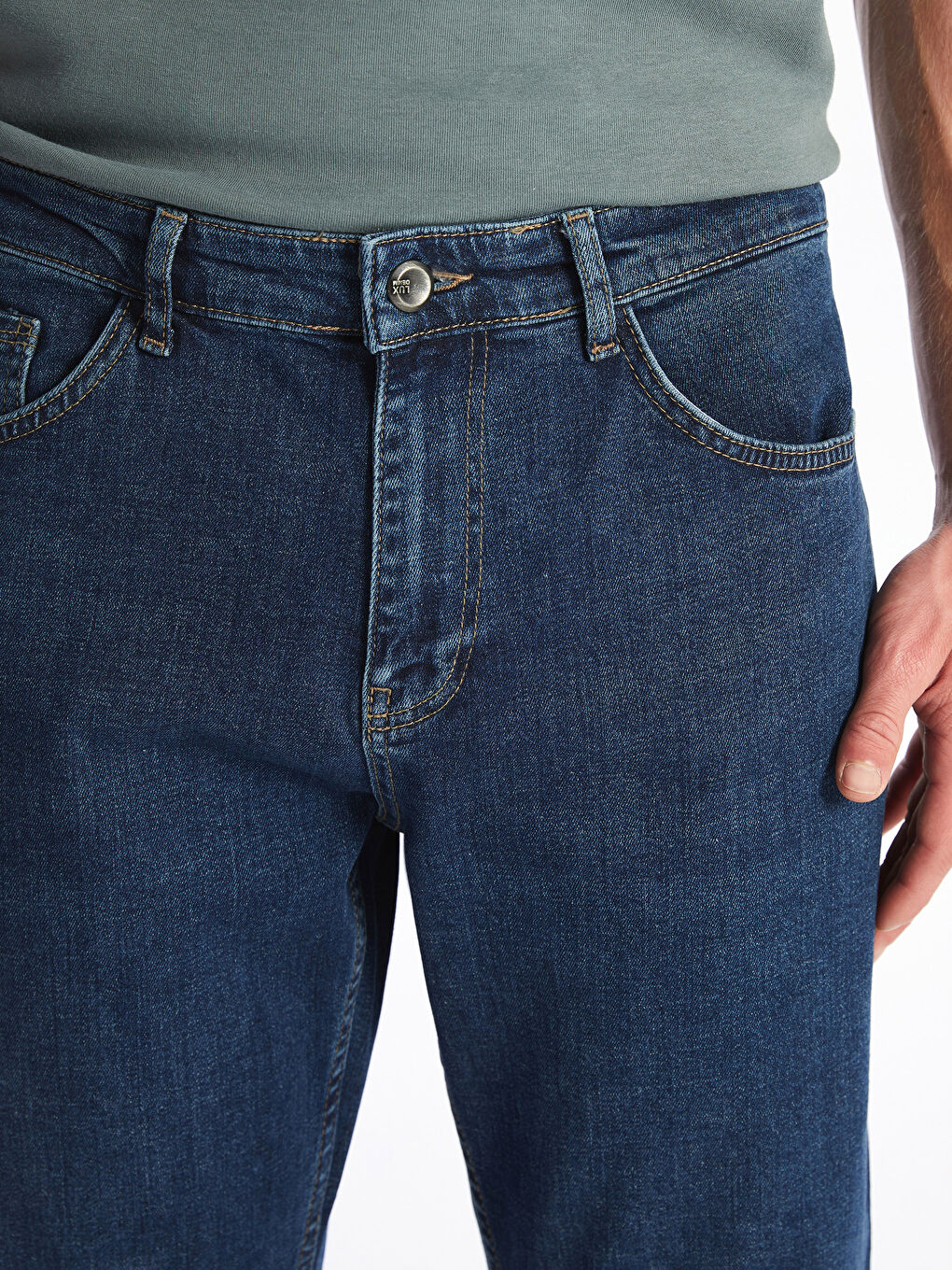 İndigo 790 Rahat Kalıp Erkek Jean Pantolon-1