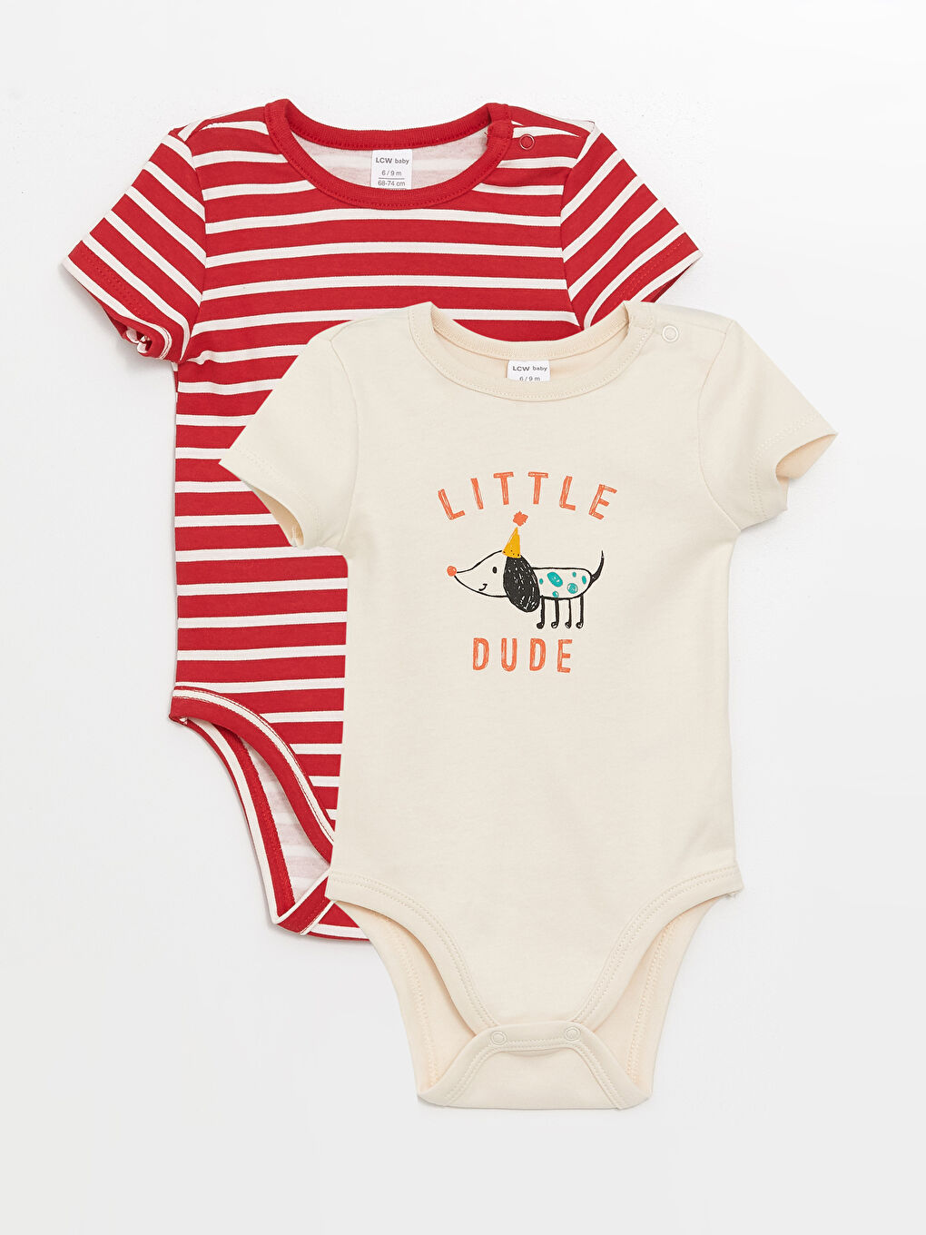 Baby Boy RED Bodysuit