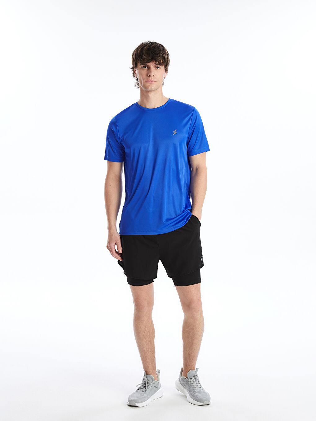 DRY-TECH Crew Neck Short Sleeve Men's Sports T-Shirt -S4ML92Z8-YFM