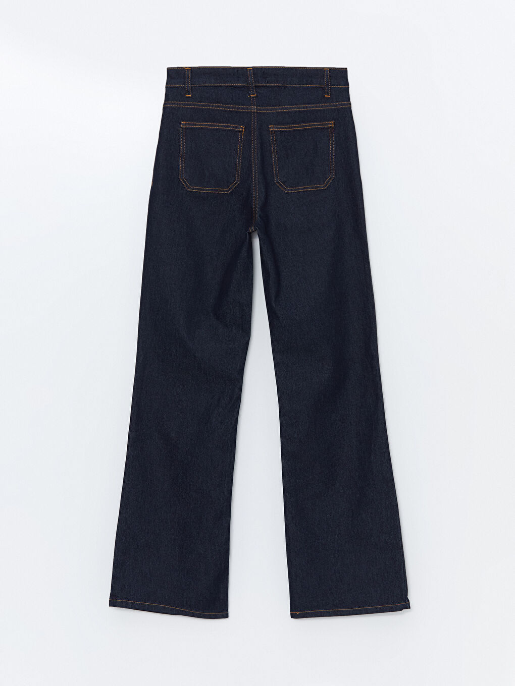 LCW Modest Orta İndigo Rodeo Mars Flare Kadın Jean Pantolon - 1