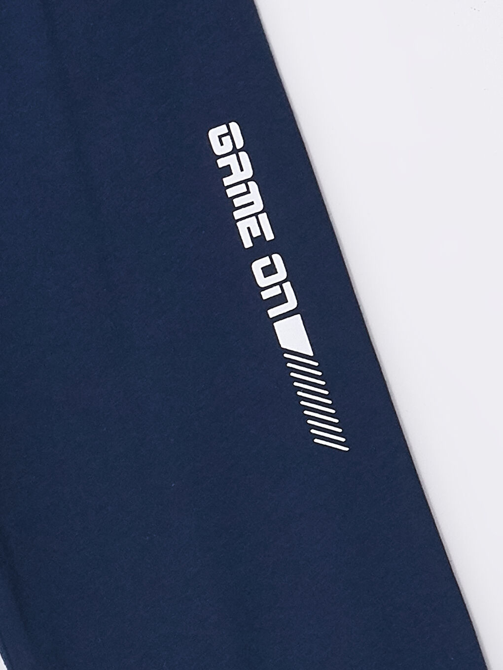 Lacivert Beli Lastikli Baskılı Erkek Çocuk Pijama Alt-1