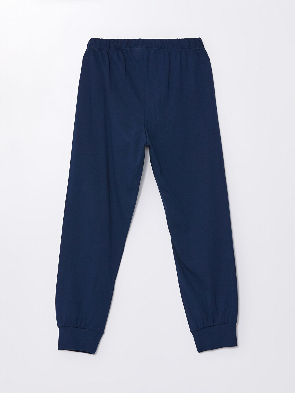 Lacivert Beli Lastikli Baskılı Erkek Çocuk Pijama Alt-2