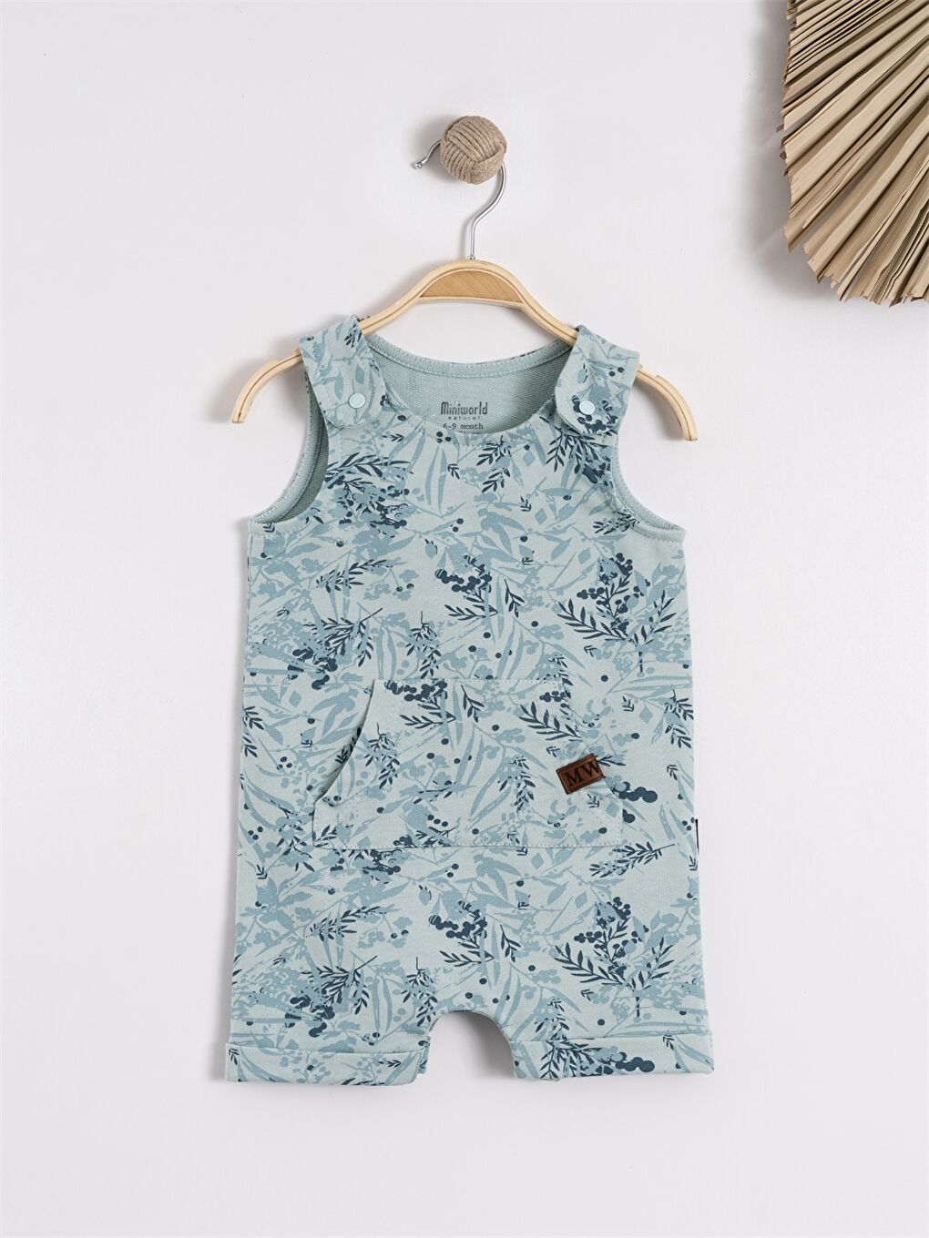 Mavi Bisiklet Yaka Erkek Bebek Tulum