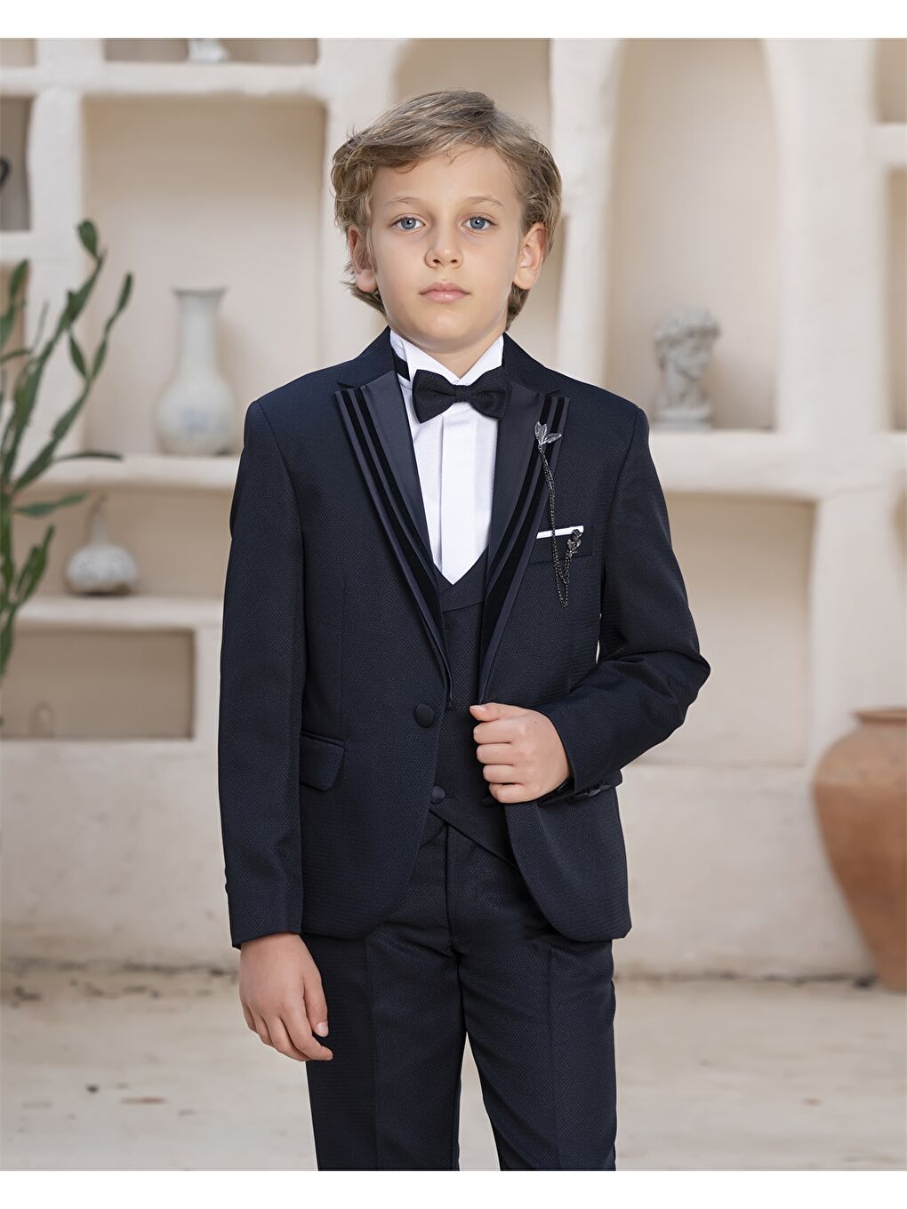 Lacivert Erkek Çocuk Takım Elbise