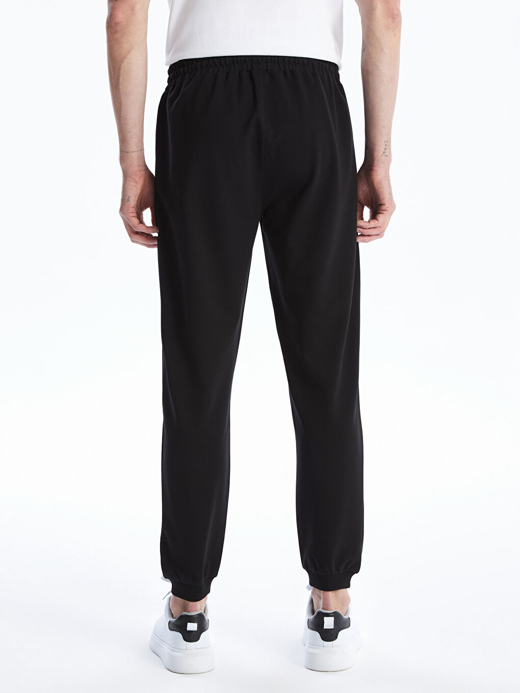 Siyah Slim Fit Erkek Jogger Eşofman Altı-4