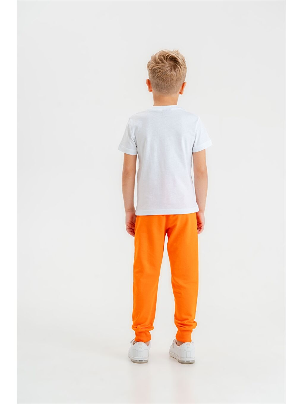 Turuncu Erkek Bebek Eşofman Takım-3