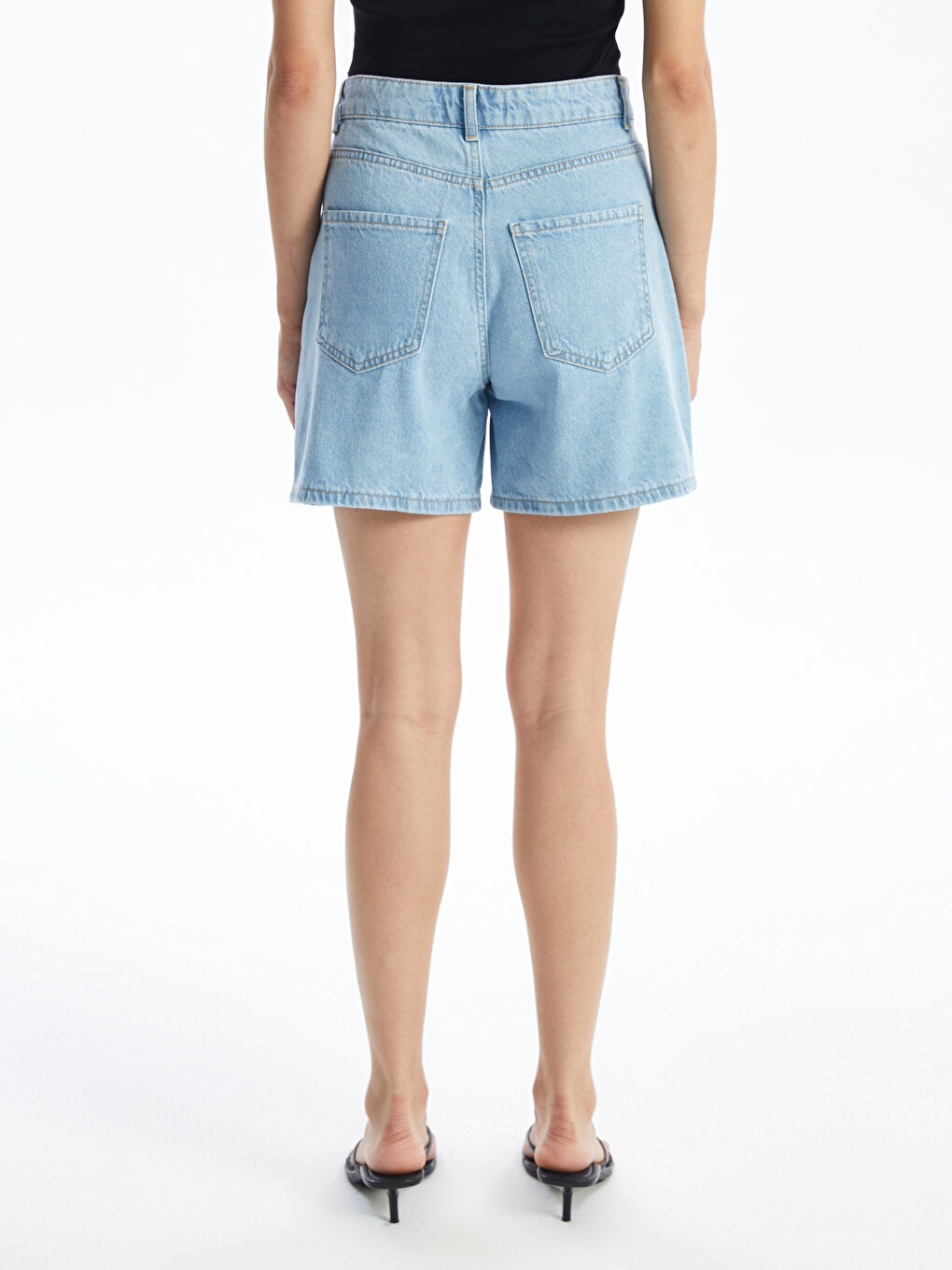 Standard Fit Women's Jean Shorts -S4MP76Z8-311