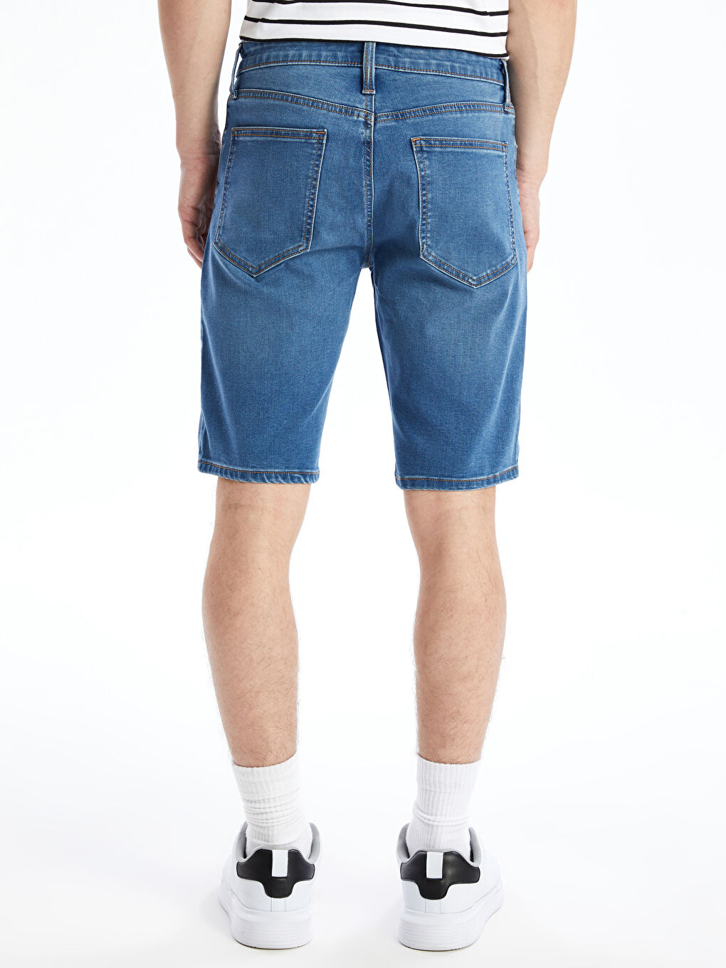 Slim Fit Men's Denim Shorts -S4MQ42Z8-H45
