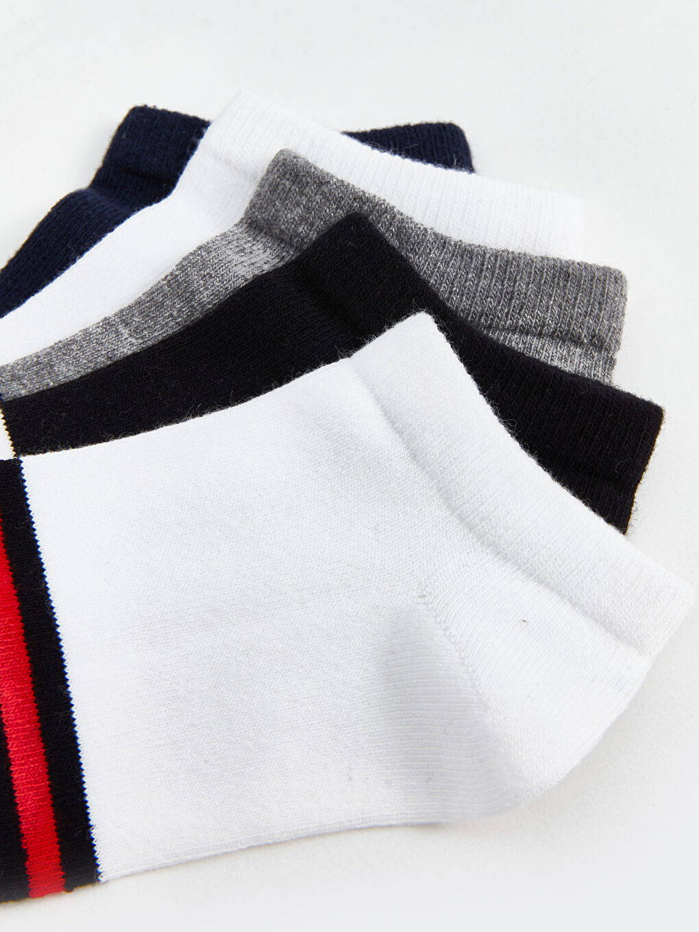 Karışık Çizgili Erkek Çocuk Patik Çorap 5'li-2