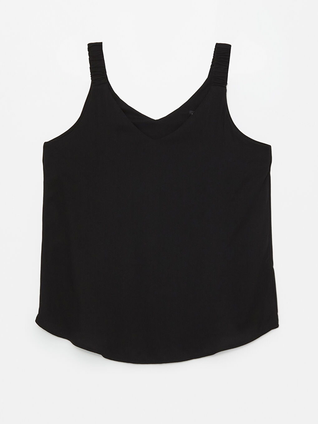 بلوزة سادة بفتحة رقبة على شكل حرف V للسيدات-5