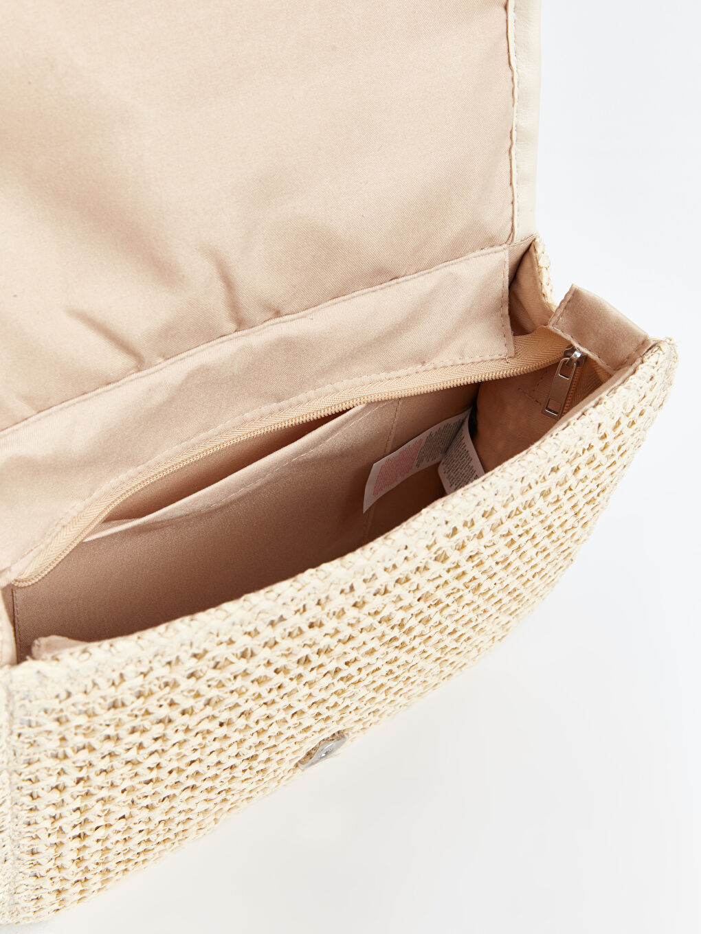 LCW ACCESSORIES Patterned Straw Women's Shoulder Bag -S4MR91Z8-CR8