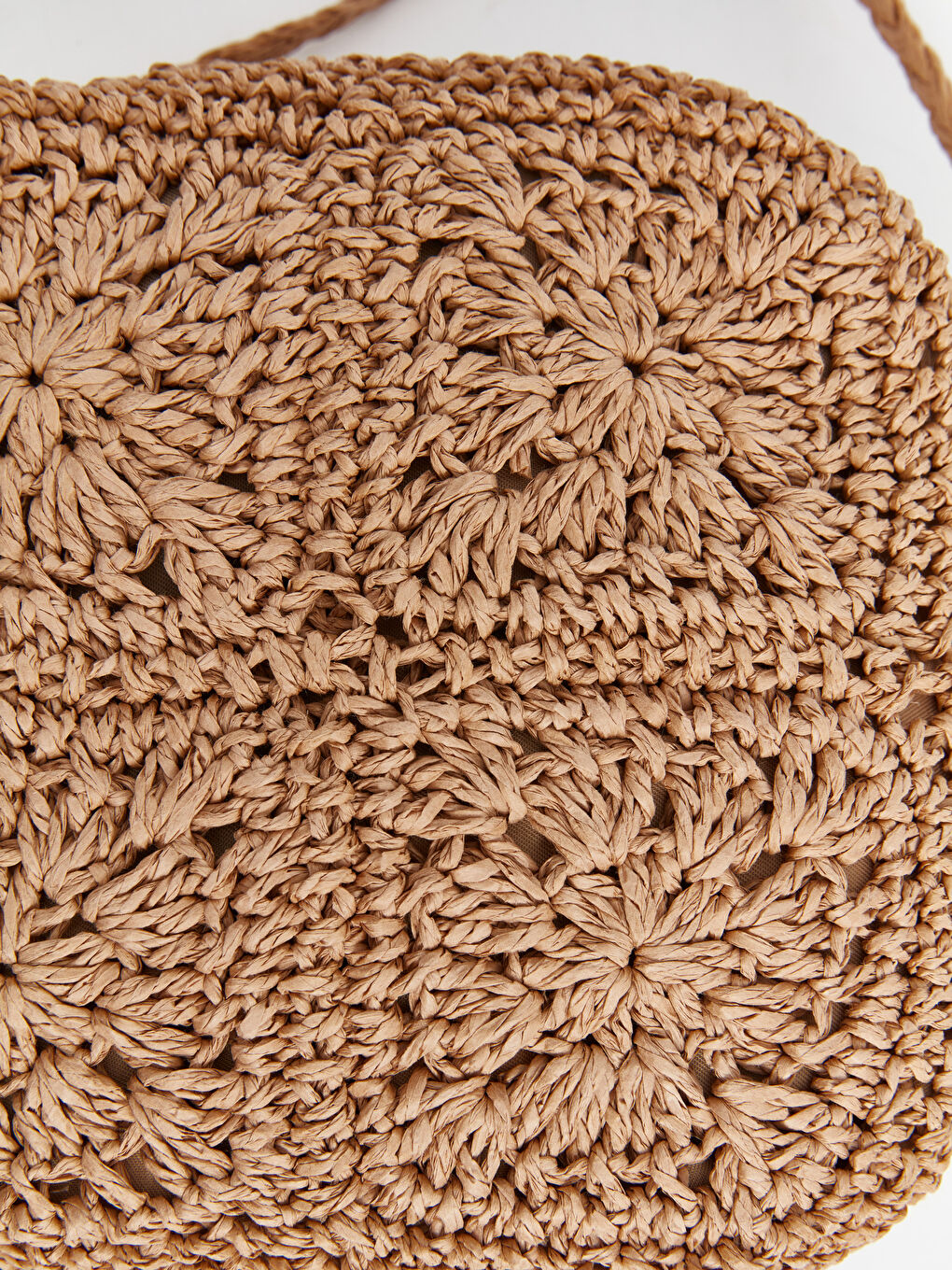 LCW ACCESSORIES Patterned Straw Women's Crossbody Bag -S4MR98Z8-QPX