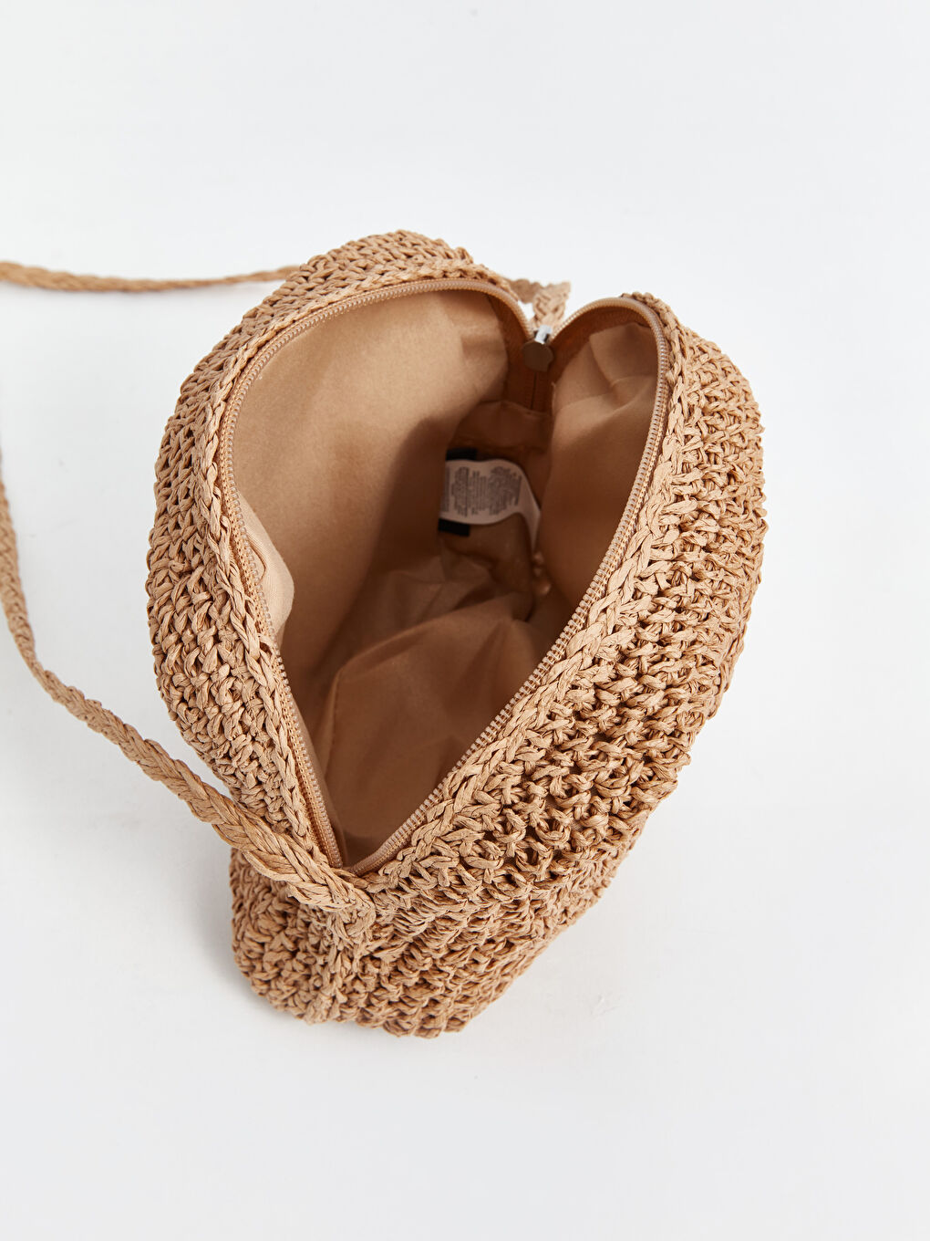 LCW ACCESSORIES Patterned Straw Women's Crossbody Bag -S4MR98Z8-QPX