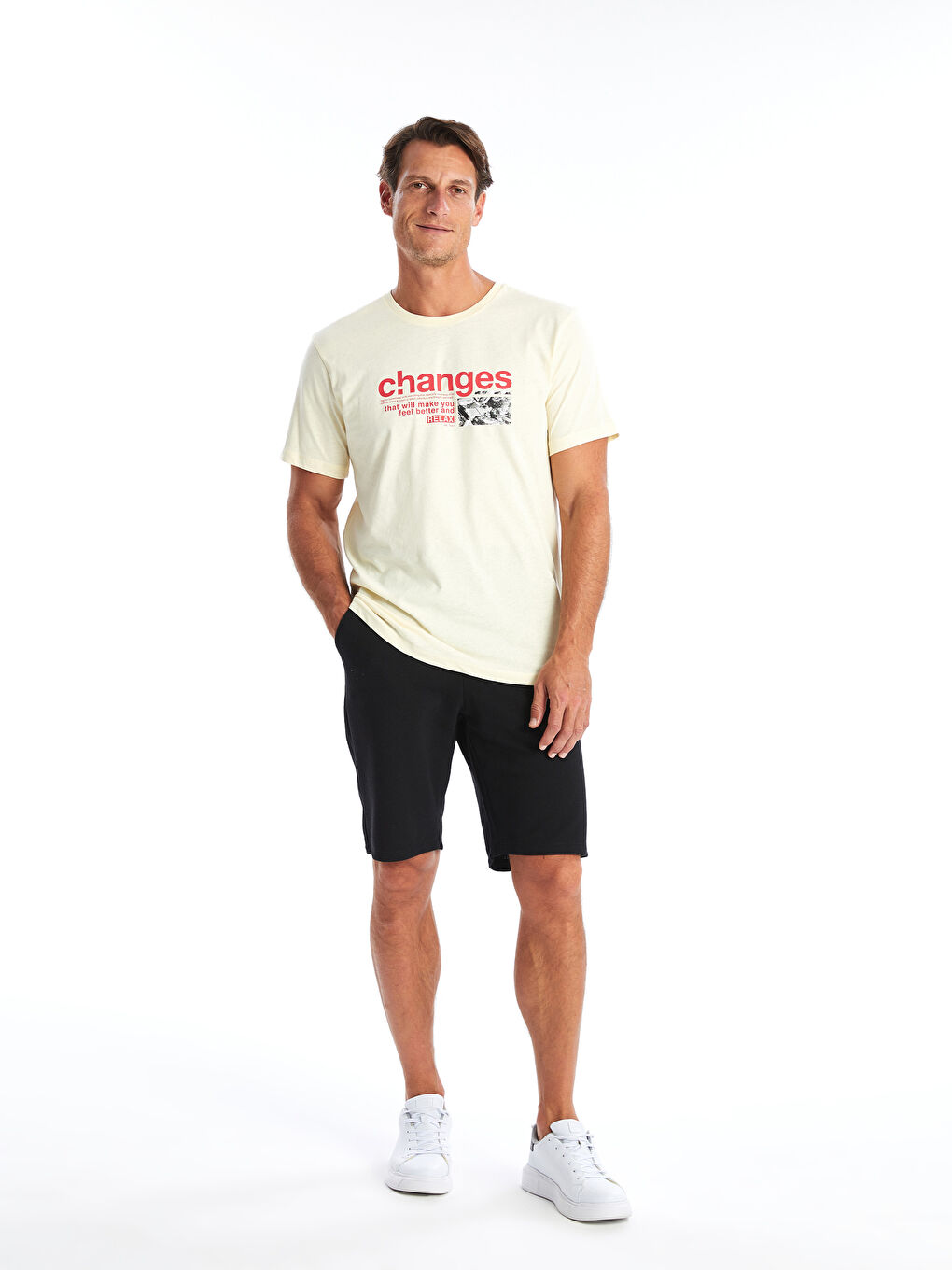 Regular Fit Pique Men's Shorts
