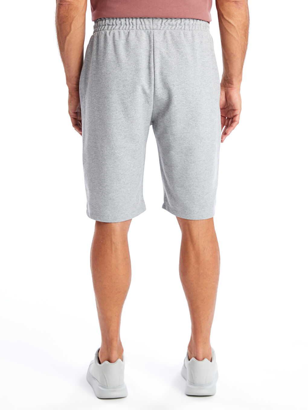 Regular Fit Pique Men's Shorts-3