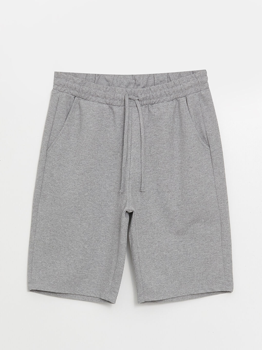 Regular Fit Pique Men's Shorts-4