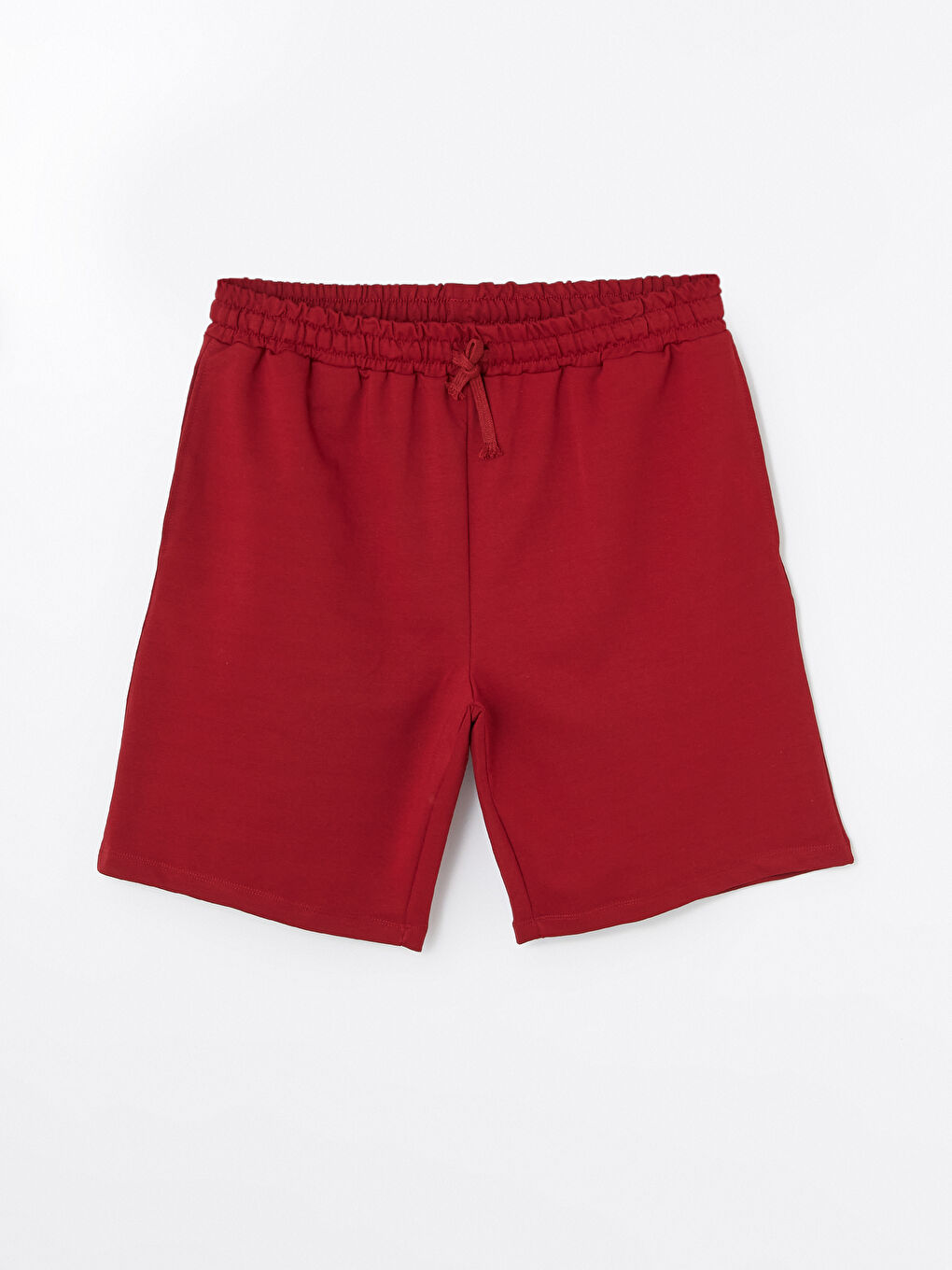 Bordo Standart Kalıp Erkek Şort-4