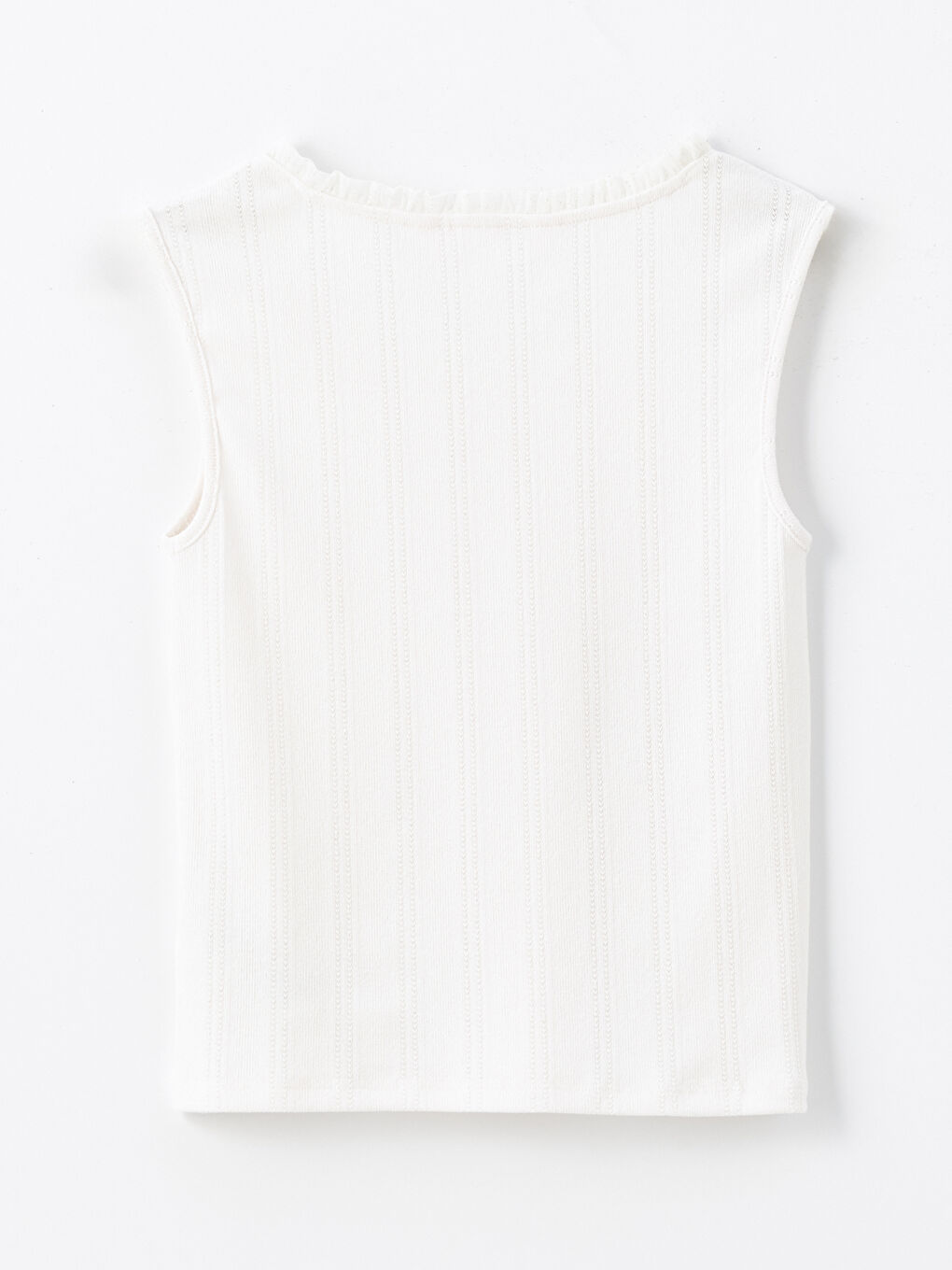 Ekru Kadın Bisiklet Yaka Düz Pijama Takımı-7