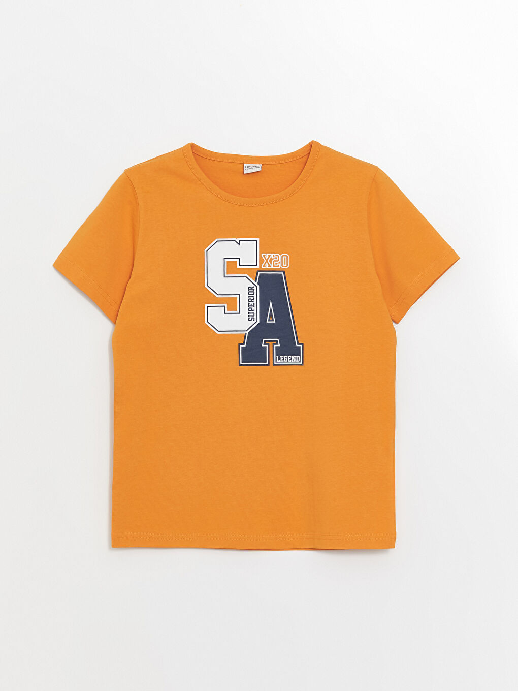 Футболка с коротким рукавом для мальчиков с круглым вырезом и принтом-2