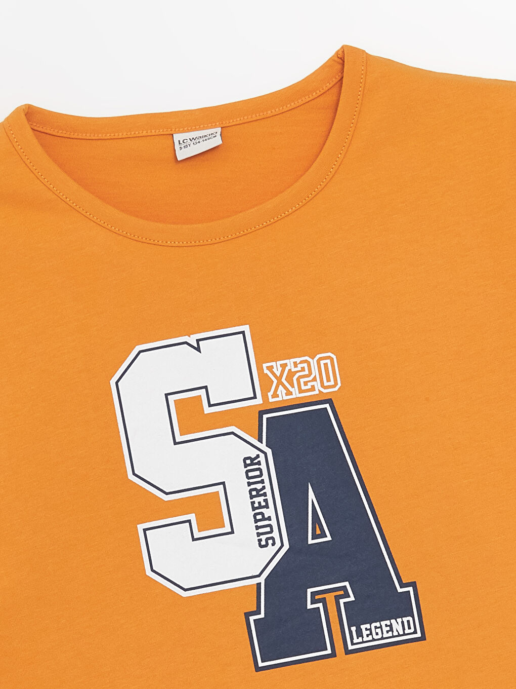 Футболка с коротким рукавом для мальчиков с круглым вырезом и принтом-3