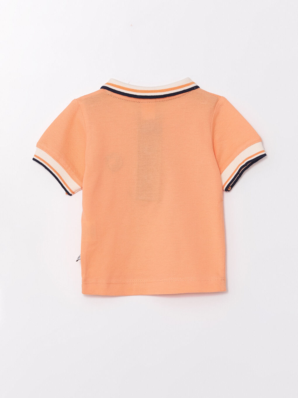 Turuncu Polo Yaka Erkek Çocuk Tişört ve Şort 2'li-3