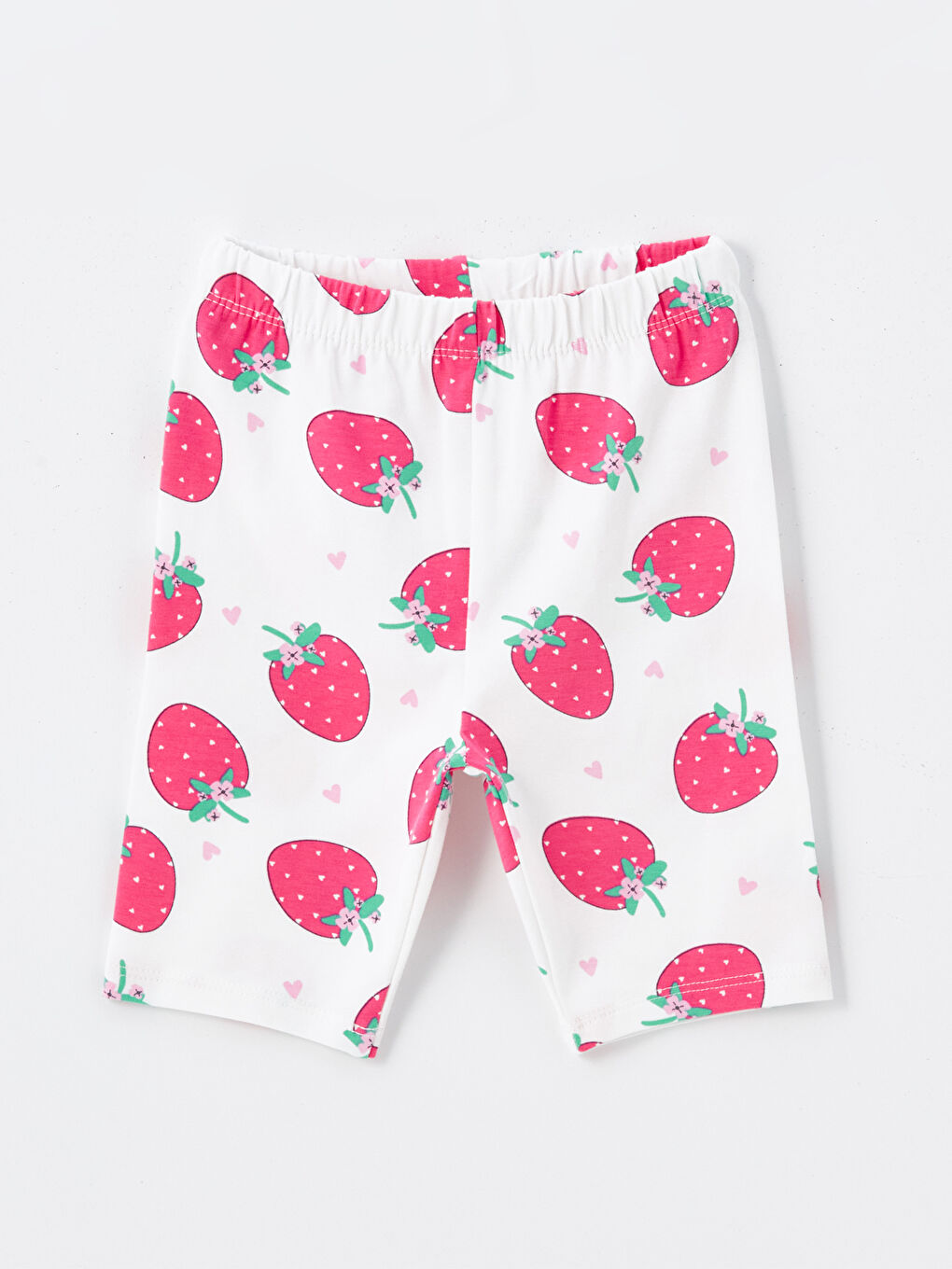 Crew Neck Short Sleeve Baby Girls' T-Shirt and Tights 2 Pack Set-3