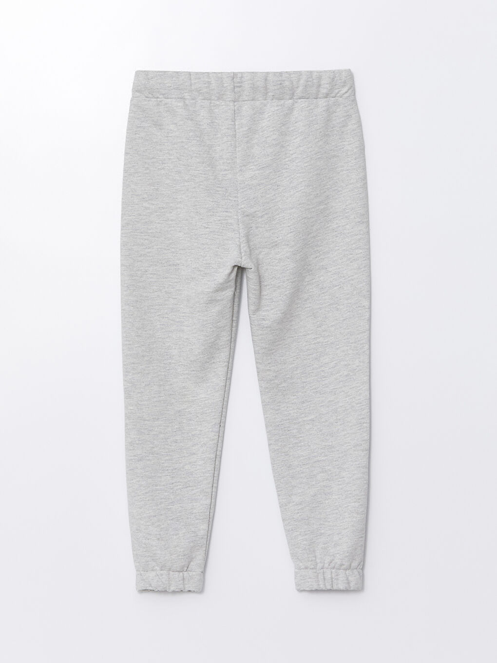 Beyaz Beli Lastikli Erkek Çocuk Jogger Eşofman Altı-1