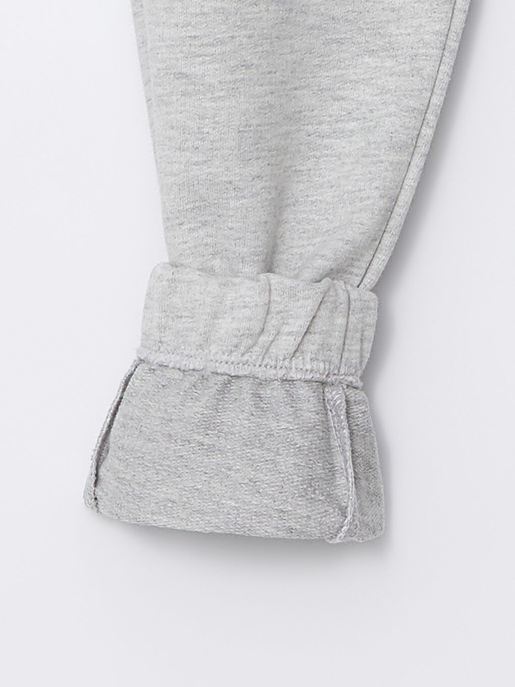 Beyaz Beli Lastikli Erkek Çocuk Jogger Eşofman Altı-2