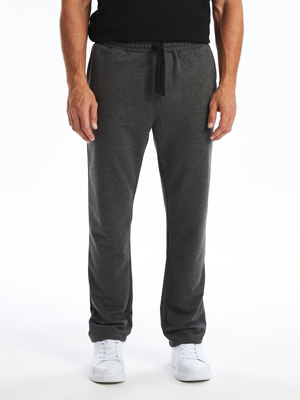 Antrasit Standart Kalıp Erkek Jogger Eşofman Altı-1