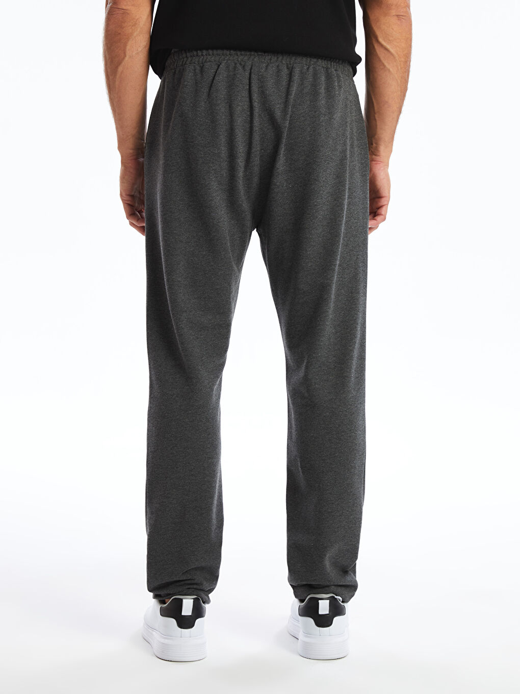 Antrasit Standart Kalıp Erkek Jogger Eşofman Altı-3