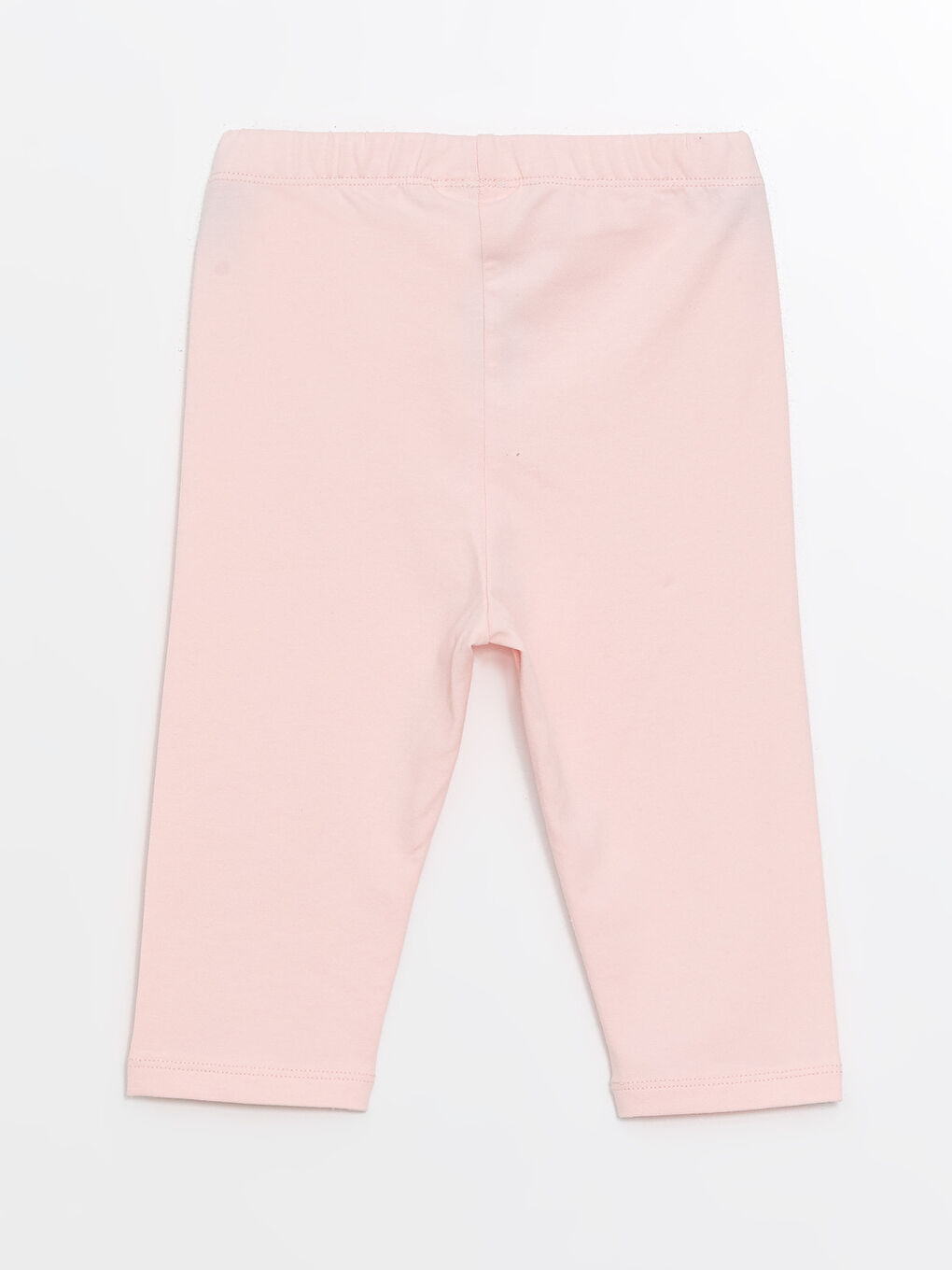 Pembe Bisiklet Yaka Kısa Kollu Baskılı Kız Bebek Bluz ve Tayt 2'li Takım-4